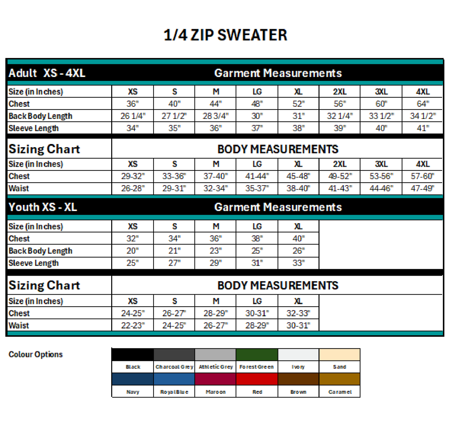 ER - 1/4 Zip sweater