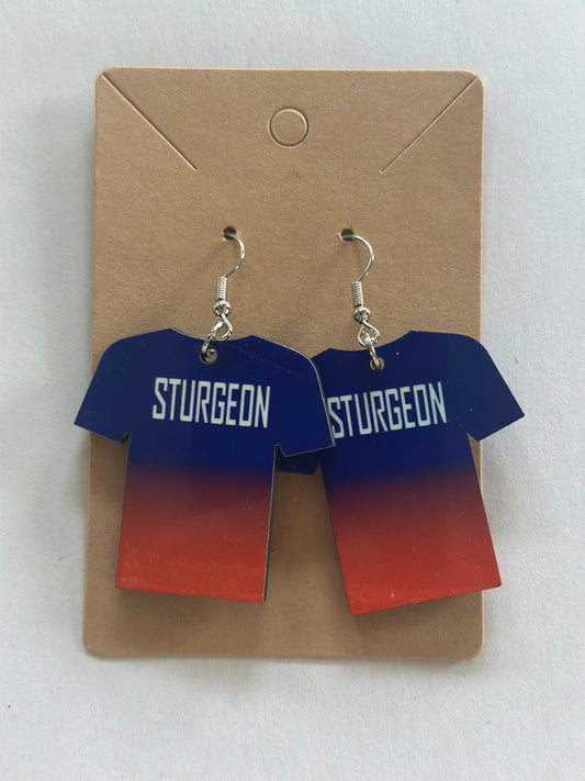 Earrings, Keychain and Wristlet