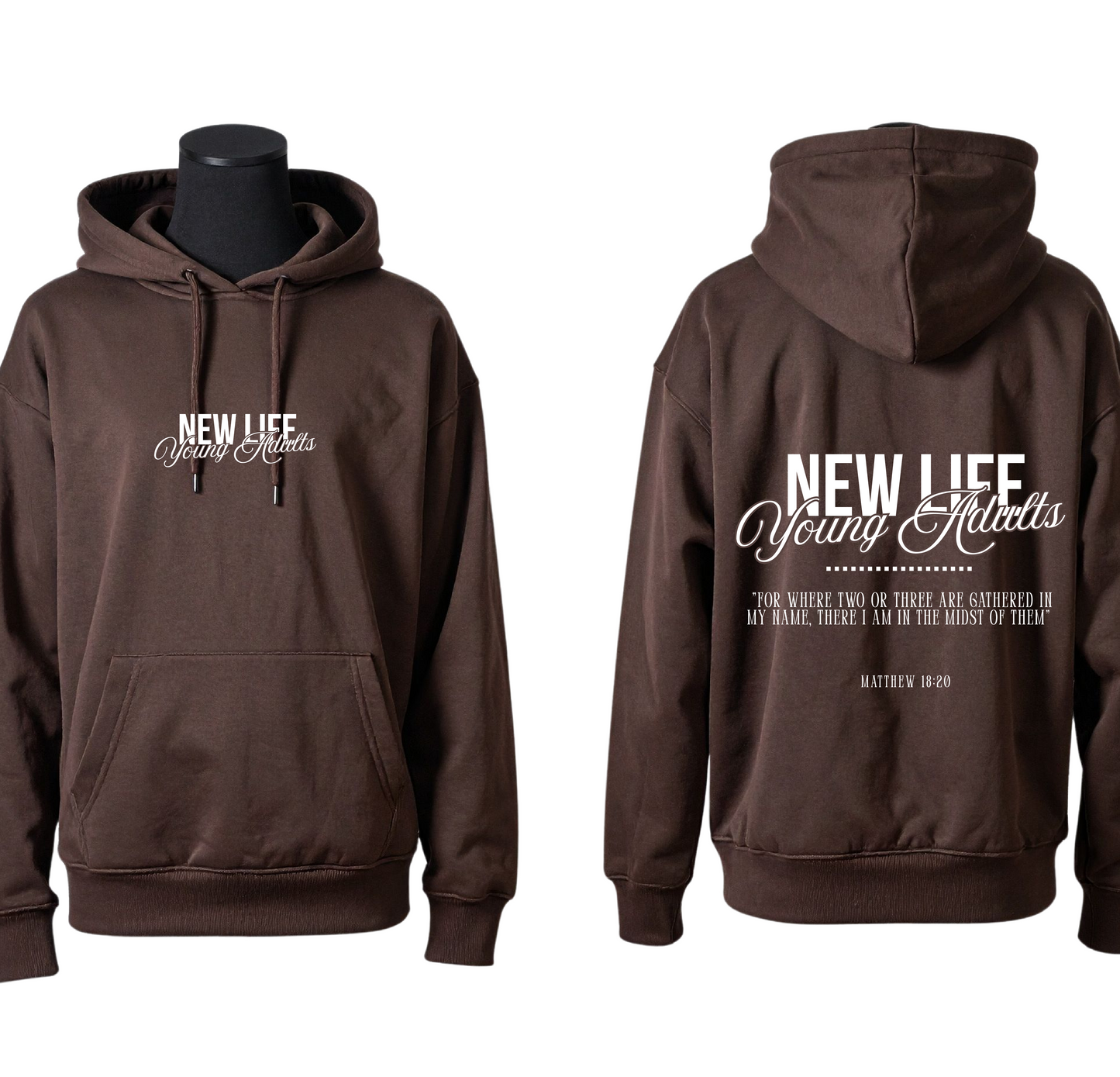 YA - BACK TEXT HOODIE